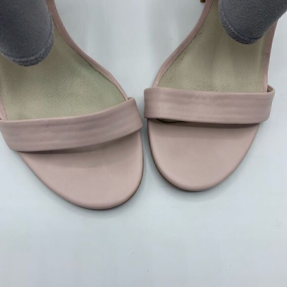 Mojo Moxy❤️ gray and pink block sandal heel - Picture 4 of 15